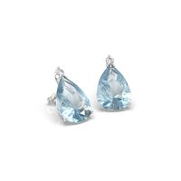 Orecchini Baroni Gioielli Donna in Oro Acquamarina 3.1 Ct 4622/B3 - 4622/B3